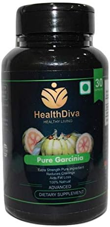 HealthDiva Garcinia Cambogia Gluten-free Weight Loss Pills -30 Capsules