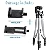 110cm General Retractable Phone Camera Tripod Mount Portable Adjustable Aluminum Camera Stand with Smartphone Holder Parts with A Bag for iPhone XR XS Galaxy M20 M30 M40 Z4 G7 P30 Q60 Stylo 5