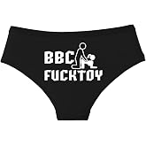 BBC Fuck Toy Funny Panties for Women, Cotton Underwear, Soft Stretch Fit