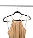 Popular Design Products 30 pc Premium Quality Black Velvet Hangers - Space Saving Thin Profile, Non-Slip Padded with Notched Shoulders for Dresses and Blouses - Strong Enough for Coats and Pants
