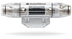 InstallGear 0/2/4 Gauge AWG in-Line ANL Fuse Holder