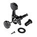 Domybest 6pcs Right Inline Guitar String Locking Tuners Tuning Pegs Machine Heads Black