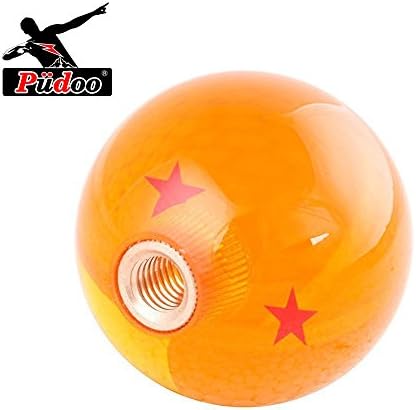 YESER Dragon Ball Z Crystal Gear Shift Knob Car Manual Stick Lever With 1 Adapters Fits Most Cars (2 Stars)
