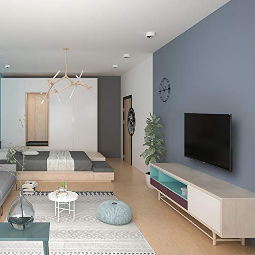 PUTORSEN® Fixed TV Wall Bracket, Ultra Slim TV Wall Mount for 32-55 inch LED LCD Plasma Full HD 1080p 3D 4K Smart TV Max VESA 400x400, Capacity 40kg, Spirit level included