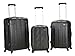 Rockland Luggage 3 Piece Sonic Upright Set