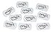 MVP Disc Golf Flat LED Tri-lite Disc Golf Lights (Pack of 10)