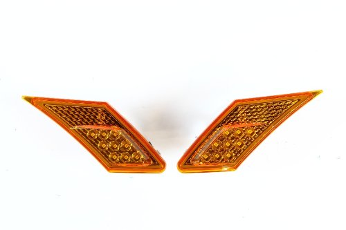 Valenti Jewel LED side marker 86 / BRZ Amber / Chrome SDM86Z-YC