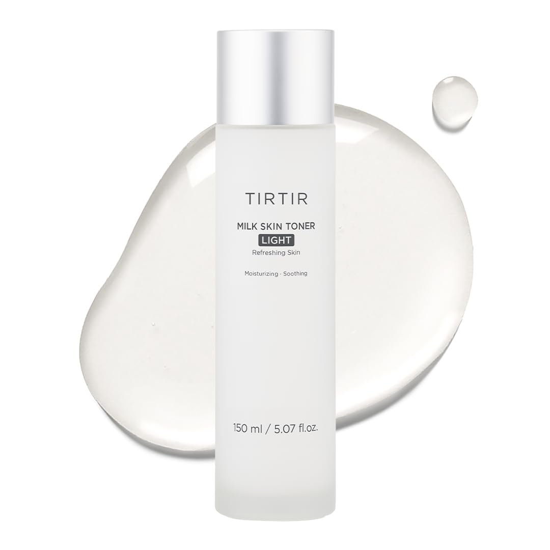 TIRTIR Milk Skin Rice Toner - Deep Moisturizing, Hydrating and Refreshing for face, Niacinamide, Ceramide, Rice Bran Extract, Nature-Oriented Ingredients, Korean Skin Care, Vegan (150 ml, Light)