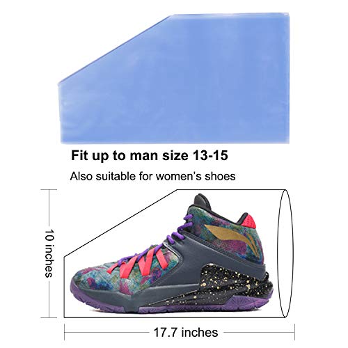 Shoe Shrink Wrap Bags,50Pcs Sneaker Shrink Wraps Bags Large Shoes Protector for Men Women Effectively Avoid Yellowing and Keep Dust Away 10x17inches