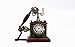 XICHEN Wood Retro Style Retro Rotary dial Corded Telephone Home and Office