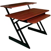 QuikLok Z-250-BKCY 3-Shelf Computer Workstation