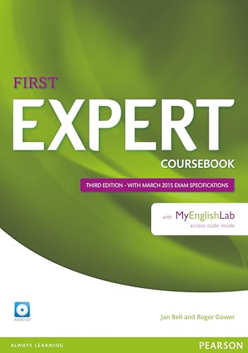 EXPERT FIRST 3RD EDITION COURSEBOOK WITH AUDIO CD AND MYENGLISHLAB PACK