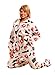 KISS Strutter White Hooded Adult Onesie Pajamas (L)