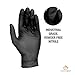 Superior Black Nitrile Gloves, Latex Free Glove, Disposable Gloves, Powder Free, Ultra Thin 3.5 mil Thickness, 9