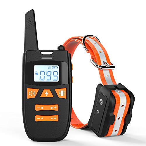 Haliluya Shock Collar for Dogs, Rechargeable 100% Waterproof Dog Training Collar,2000FT Range Dog Shock Collar with Remote, 3 Modes Beep/Vibration/Shock Collar for Small Medium Large Dogs,All Breeds
