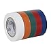 Duck Brand Colored Electrical Tape, 1/2-Inch by 20 Feet, 5-Pack of Rolls, Multi-Color (299020)