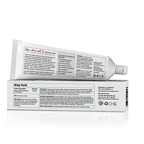 Jason Healthy Mouth Anti-Cavity & Tartar Control Gel, Tea Tree Oil & Cinnamon, 6 Oz - Image 4