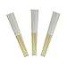 Grosun 10 Packs White Bamboo Folding Fan Handheld Fan Paper Folded Fan for Wedding Party and Home Decoration