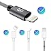 Syncwire Nylon Braided iPhone Charger Cable - 6.5ft/2M [Apple MFi Certified] Lightning to USB Charging Cord for iPhone 11/XS Max/XS/XR/X, 8 7 6S 6 Plus, SE 5S 5C 5, iPad iPod & More - Grey