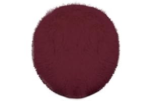 Insun Soft Fluffy Toilet Seat Cover, Washable Absorbent Lid Cover, Adjustable Non Slip Backing for Most Bathroom Toilet Lids 