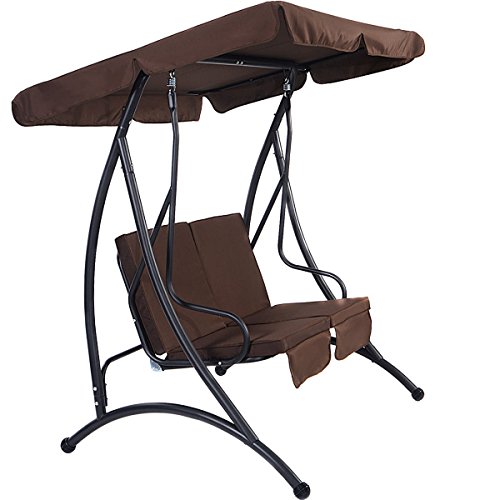 Lapha' Chair Pool Beach Patio Swing 2 seat/Person Canopy Glider Hammock Backyard Porch Awning Playground