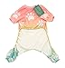 CuteBone Small Dogs Outfit Soft Puppy Onesies Pjs Dog Pajamas Pet Coat Cat Apparel Comfy Doggie Jumpsuit Bodysuit for All Seasons P09L
