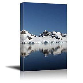 Beautiful Landscape Water Reflection Painting Artwork for Home Framed