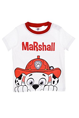 Nickelodéon Paw Patrol T-Shirt With Short Sleeves (White, 18 Months)