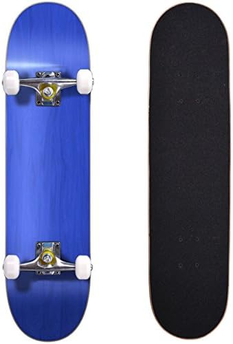 Iluvmyhome Blank Complete Skateboard Stained BLUE 7.75" Skateboards