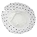 Happy Cherry Girl's Polka Dot Bucket Hat Thin Cotton UPF 50+ Packable Fishing Cap 3T-6T