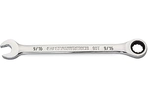 GEARWRENCH 9/16" 4 Degree Swing Arch 12 Point Ratcheting Combination Wrench - 86946