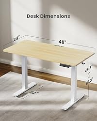 Marsail Standing Desk Adjustable Height Stand up