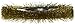 Vermont American 16796 3-Inch Fine Brass Wire Wheel Brush for 1/2-Inch arbor
