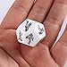 1118SESS Hot 2pcs Sex Funny Adult Love Humor Gambling Sexy Romance Erotic Craps Dice Pipe Toy (Color: White)thumb 4