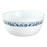 Corelle Livingware Old Town Blue 28 Ounce Soup / Cereal Bowl (Set of 4)