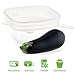 LetChef Silicone Stretch Lids 6 Pack + Gift 5” Suction Lid - Keep Food Fresh - Multi-Size Stretchable Covers for Bowls, Cups, Pots, Can, Mason Jar - Flexible Reusable Freezable Microwavable Cover