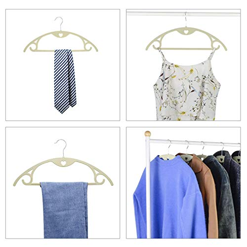 IEOKE Velvet Hangers, Clothes Hangers Non Slip Coat Hangers Ultra Thin Space Saving with Heavy Duty 360 Swivel Chrome Hook - 50 Pack - Thumbnail 6