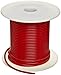 UL1015 Commercial Copper Wire, Bright, Red, 22 AWG, 0.0253