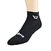 Swiftwick- ASPIRE ZERO Running Socks, Cycling Socks, Mens & Womens, Lightweight No-Show (Black, Small)