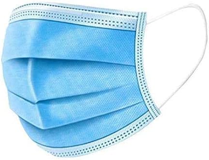 FARIL 50 Pcs Pack Surgical Face Masks 3 Ply - 3 Layers - Sealed Bag, Blue, One Size
