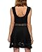 Zeagoo Women's Summer Sexy Stretch Ruched Sundress Fold Bodycon Midi Tank Dress,Black,XX-Large