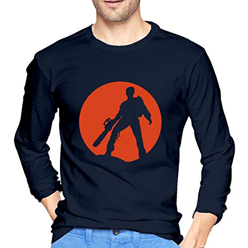 Quxiangy Ash VS The Evil Dead Men's Long Sleeve T Shirt