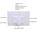 YTBLF 13-inch Digital Photo Frame, LED Display, with Stand and Remote Control, Allwinner F16, Support for SD/MS/MMC Card and USB,Bthumb 1