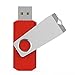 RAOYI 10Pcs 16GB Swivel USB Flash Drive Metal Thumb Drives Pen Drive USB 2.0 Bulk Flash Drive Memory Stick(Black/Red/Blue/Green,4 Mixed Colors)