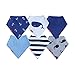 Nautical Baby Boy Bandana Bibs (6 Pack) | 
