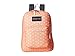 JanSport SuperBreak Coral Peaches/White Dots One Size
