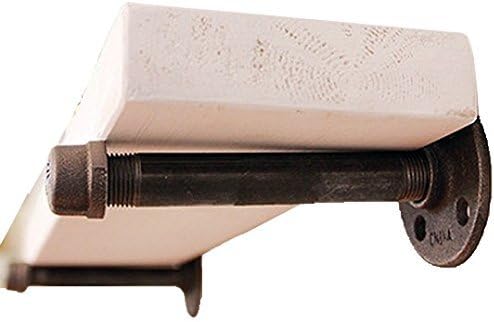 2Pcs. DIY Industrial Pipe Shelf Brackets, Pick your length 6", 8", 9", 10", 11", 12" Floating shelves, Plumbing Pipe Shelf. (11 Inch)
