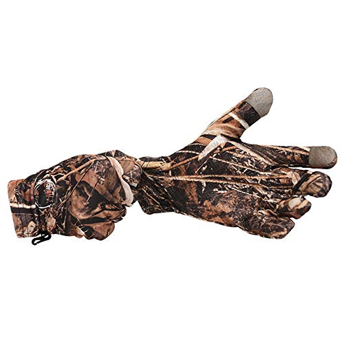 image for DecoyPro Touchscreen Lightweight Hunting Gloves for Men Camo - Texture