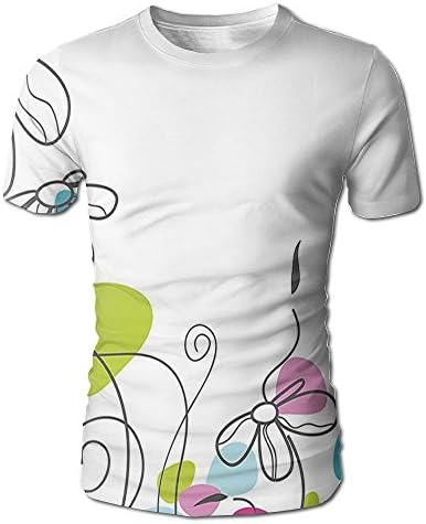 Edgar John Chamomiles Daisy Flowers Spring Florets Blossoms Men's Short Sleeve Tshirt S