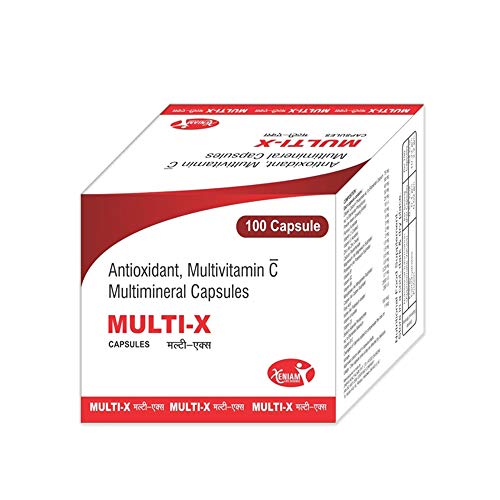 Multi-X Multivitamin for Men and Women with Antioxidant,Immunity Booster and Multiminerals Multi-X Multivitamin for Men and Women with Antioxidant,Immunity Booster and Multiminerals